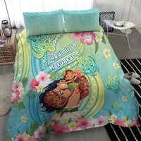 Hawaii Father's Day Bedding Set Happy Father And Child DT04 - Polynesian Pride
