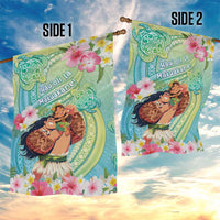 Hawaii Father's Day Garden Flag Happy Father And Child DT04 - Polynesian Pride