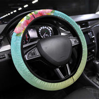 Hawaii Father's Day Steering Wheel Cover Happy Father And Child