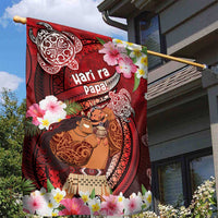New Zealand Father's Day Garden Flag Happy Father And Child DT04 - Polynesian Pride