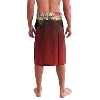 Personalised New Zealand Father's Day Lavalava Happy Father And Child