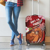 New Zealand Father's Day Luggage Cover Happy Father And Child