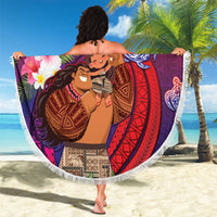 Samoa Father's Day Beach Blanket Happy Father And Child DT04 - Polynesian Pride
