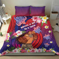Samoa Father's Day Bedding Set Happy Father And Child