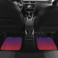 Samoa Father's Day Car Mats Happy Father And Child DT04 Set 2pcs - Back Red - Polynesian Pride