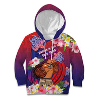 Personalised Samoa Father's Day Kid Hoodie Happy Father And Child