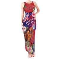 Personalised Samoa Father's Day Tank Maxi Dress Happy Father And Child