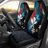 Hawaii Butterfly Car Seat Cover Kanaka Maoli Mix Hibiscus