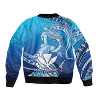 Hawaii Bomber Jacket Turtle With Hammerhead Shark Oceanic