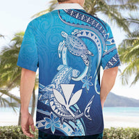 Hawaii Hawaiian Shirt Turtle With Hammerhead Shark Oceanic DT04 - Polynesian Pride