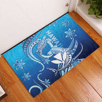 Hawaii Rubber Doormat Turtle With Hammerhead Shark Oceanic DT04 - Polynesian Pride