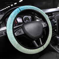 Hawaii Lei Day Steering Wheel Cover Hula Girl With Tropical Forest