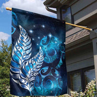New Zealand Matariki Garden Flag Maori Koru Mix Silver Fern