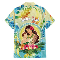 Personalised Hawaii Mother's Day Hawaiian Shirt I Love You Mom DT04 - Polynesian Pride