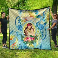 Hawaii Mother's Day Quilt I Love You Mom
