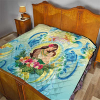 Hawaii Mother's Day Quilt I Love You Mom