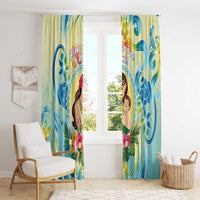 Hawaii Mother's Day Window Curtain I Love You Mom DT04 - Polynesian Pride