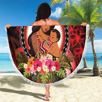New Zealand Mother's Day Beach Blanket I Love You Mom DT04 - Polynesian Pride