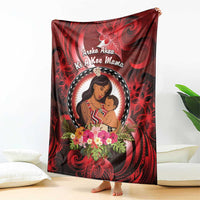 New Zealand Mother's Day Blanket I Love You Mom DT04 - Polynesian Pride