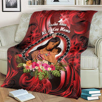 New Zealand Mother's Day Blanket I Love You Mom DT04 - Polynesian Pride