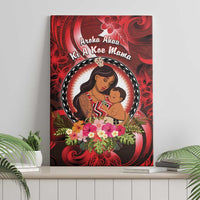 New Zealand Mother's Day Canvas Wall Art I Love You Mom DT04 - Polynesian Pride