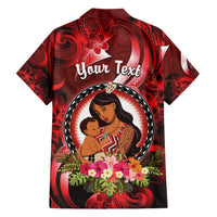 Personalised New Zealand Mother's Day Family Matching Summer Maxi Dress and Hawaiian Shirt I Love You Mom