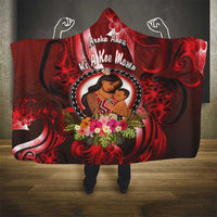 New Zealand Mother's Day Hooded Blanket I Love You Mom DT04 - Polynesian Pride