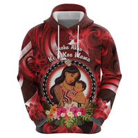 Personalised New Zealand Mother's Day Hoodie I Love You Mom