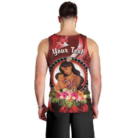 Personalised New Zealand Mother's Day Men Tank Top I Love You Mom DT04 - Polynesian Pride
