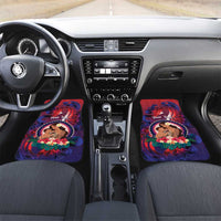 Samoa Mother's Day Car Mats I Love You Mom DT04 Set 2pcs - Front Red - Polynesian Pride
