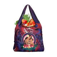 Samoa Mother's Day Grocery Bag I Love You Mom DT04 1-pack One Size Red - Polynesian Pride