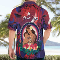 Personalised Samoa Mother's Day Hawaiian Shirt I Love You Mom DT04 - Polynesian Pride