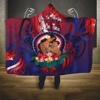 Samoa Mother's Day Hooded Blanket I Love You Mom DT04 - Polynesian Pride