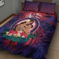 Samoa Mother's Day Quilt Bed Set I Love You Mom DT04 - Polynesian Pride