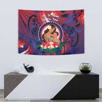 Samoa Mother's Day Tapestry I Love You Mom