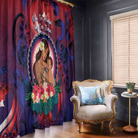 Samoa Mother's Day Window Curtain I Love You Mom DT04 - Polynesian Pride