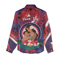 Personalised Samoa Mother's Day Women Casual Shirt I Love You Mom