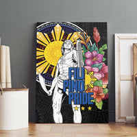 Filipinos Lapu-Lapu Hero Philippines Canvas Wall Art Hibiscus Flowers Style