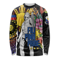 Filipinos Lapu-Lapu Hero Philippines Long Sleeve Shirt Hibiscus Flowers Style