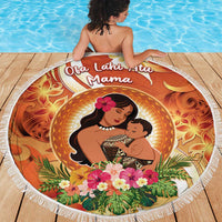 Tonga Mother's Day Beach Blanket I Love You Mom DT04 - Polynesian Pride