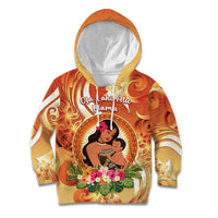 Personalised Tonga Mother's Day Kid Hoodie I Love You Mom