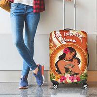 Tonga Mother's Day Luggage Cover I Love You Mom