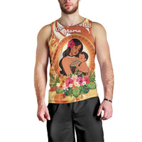 Personalised Tonga Mother's Day Men Tank Top I Love You Mom DT04 - Polynesian Pride