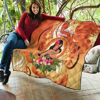 Tonga Mother's Day Quilt I Love You Mom