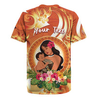 Personalised Tonga Mother's Day Rugby Jersey I Love You Mom