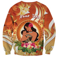 Personalised Tonga Mother's Day Sweatshirt I Love You Mom DT04 - Polynesian Pride