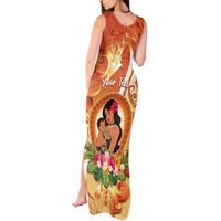 Personalised Tonga Mother's Day Tank Maxi Dress I Love You Mom DT04 - Polynesian Pride