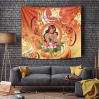 Tonga Mother's Day Tapestry I Love You Mom