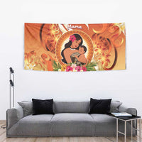 Tonga Mother's Day Tapestry I Love You Mom