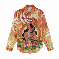 Personalised Tonga Mother's Day Women Casual Shirt I Love You Mom